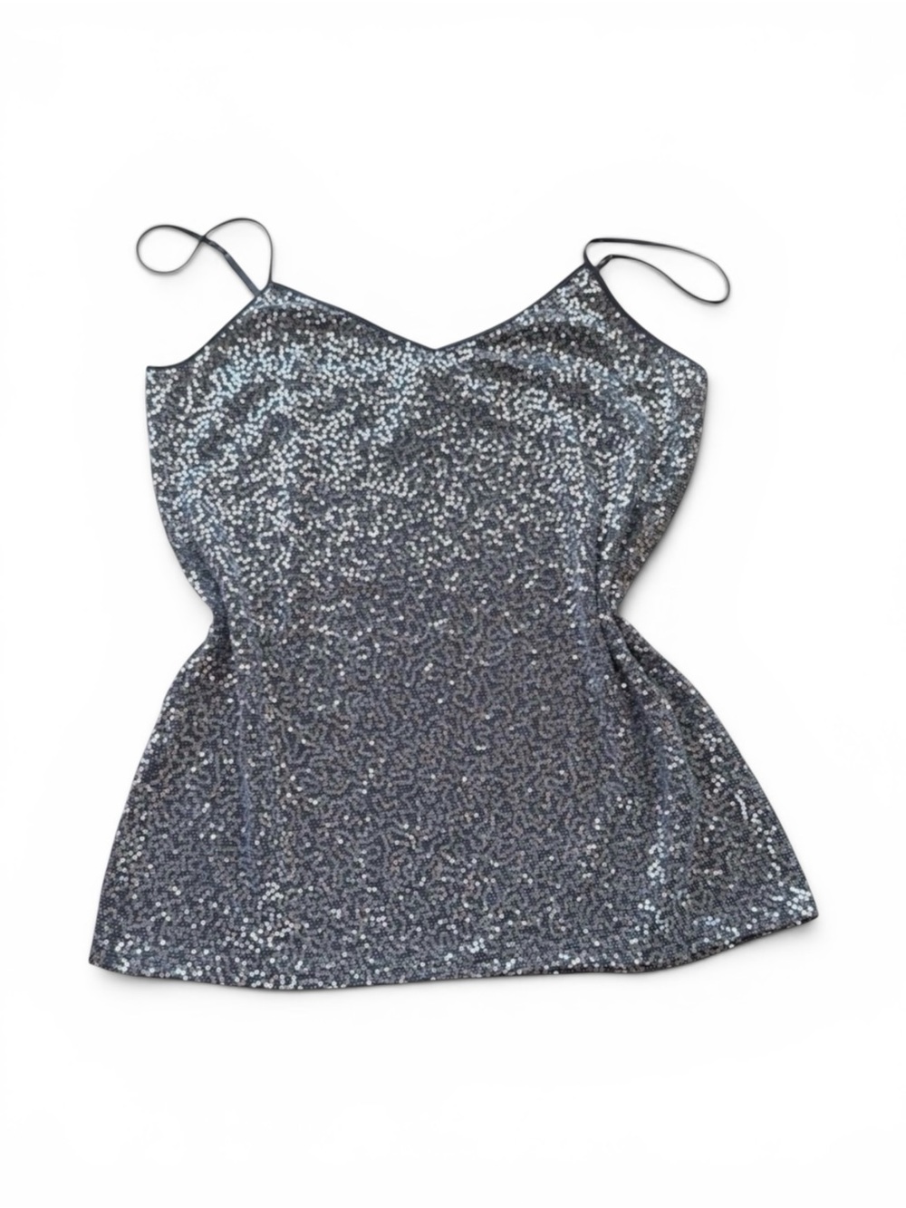 2011 Express Gray Sequin Stretch Cami